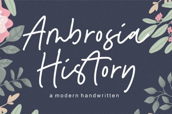 Ambrosia History: A Premium Script Font for Scroll-Stopping Brand Content