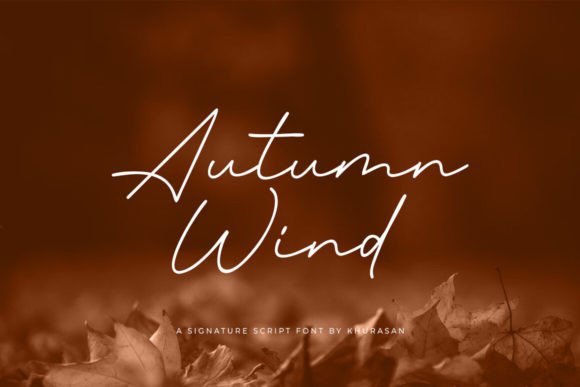 Autumn Wind: A Modern Script Font for Digital Branding