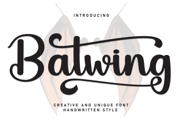 Batwing: A Sweet Handwritten Font for Handmade Charm
