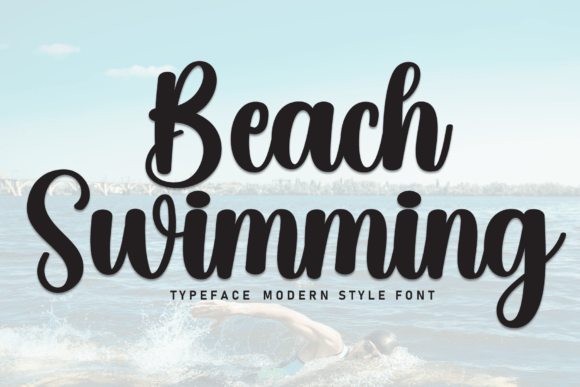 Beach Swimming: A Handwritten Font That Converts Scroll Into Stop