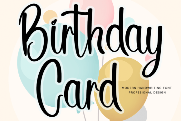 Birthday Card Font: Simple Handwritten Clarity for Campaigns