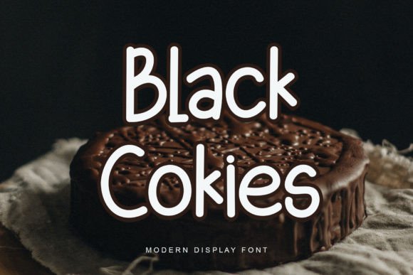 Black Cokies: A Warm, Handwritten Script Font for Editorial Charm