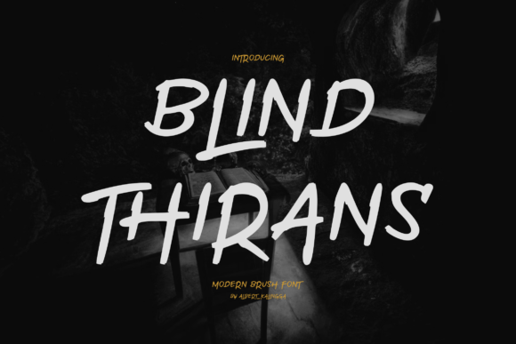 Blind Thirans: A Quirky Handwritten Font That Feels Human