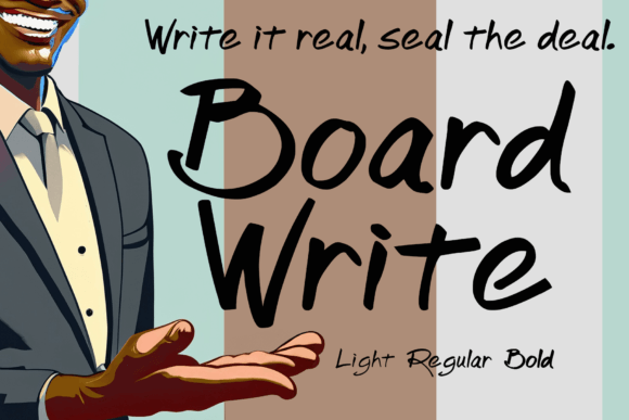 Boardwrite: A Thoughtful Script Font for Editorial Warmth