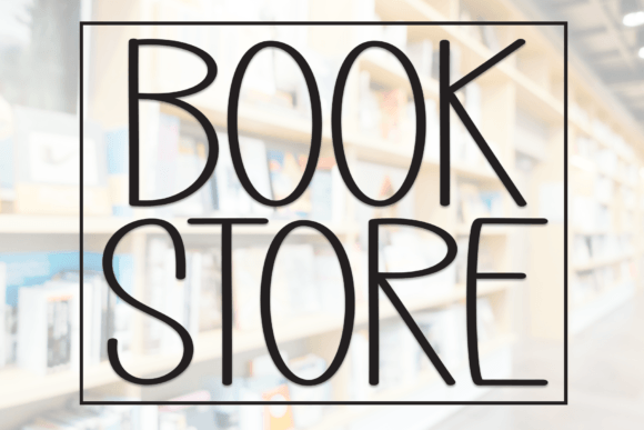 Book Store: A Handwritten Display Font with Editorial Warmth