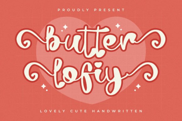Butter Lofiy: A Romantic Script Font for Handmade Charm