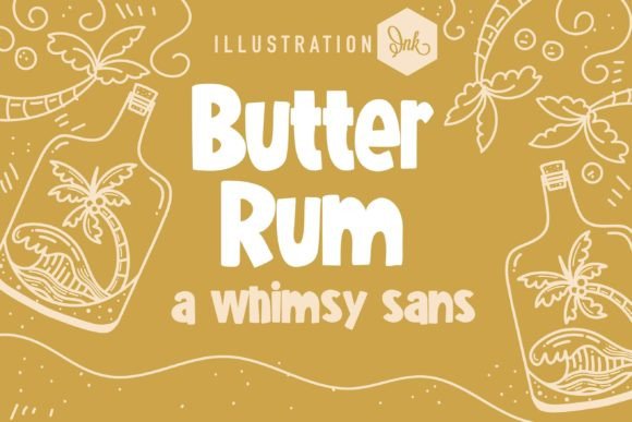 Butter Rum: A Hand-Crafted Display Font for Warm, Thoughtful Editorial Design