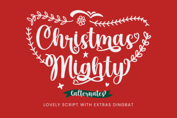 Christmas Mighty: A Romantic Handwritten Font That Actually Works
