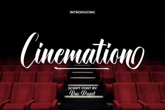 Cinemation Font: A Bold, Vintage-Inspired Script for Handmade Brands