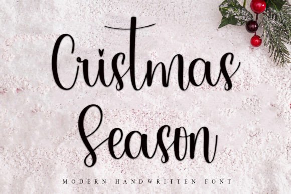 Cristmas Season: A Handwritten Font That Elevates Digital Branding