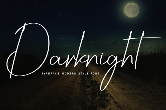 Darknight: A Handwritten Font That Makes Your Brand Feel Human