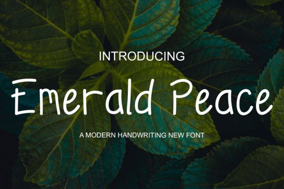 Emerald Peace: A Script Font That Breathes With Your Content