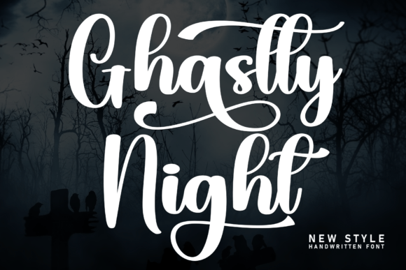 Ghastly Night: A Handwritten Font That Feels Like a First Draft—But Better
