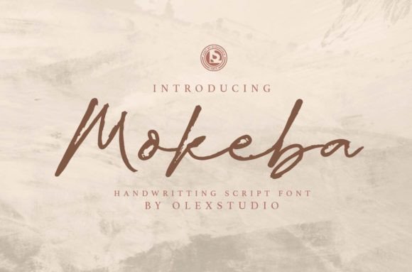 Mokeba: A Handwritten Font That Feels Like Your Best Creative Idea