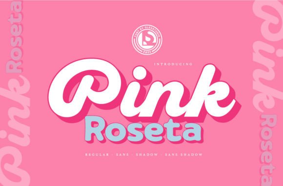 Pink Roseta: A Handwritten Font That Feels Like Home