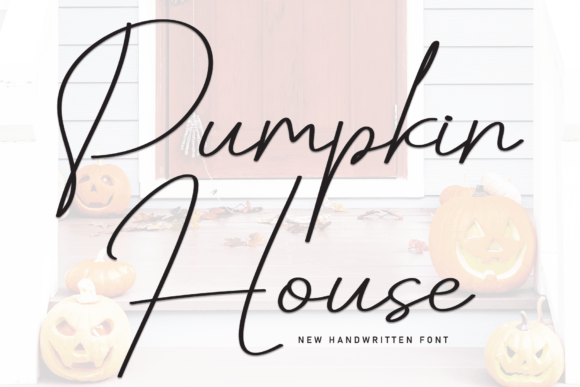 Pumpkin House: A Handwritten Font That Elevates Your Brand