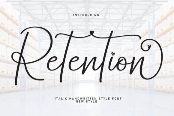 Retention: A Handwritten Font That Makes Your Brand Feel Human