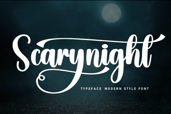 Scarynight: A Handwritten Font That Feels Like Your Best Creative Instinct