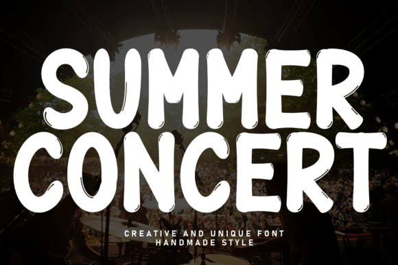 Summer Concert Font: A Handwritten Script That Feels Like Summer