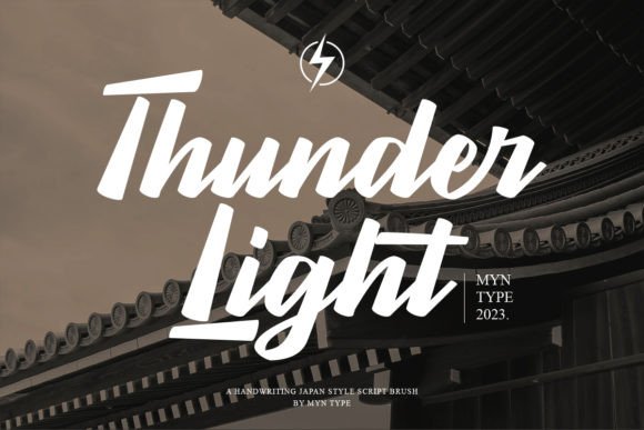 Thunder Light: A Bold Script Font for Campaign Headlines
