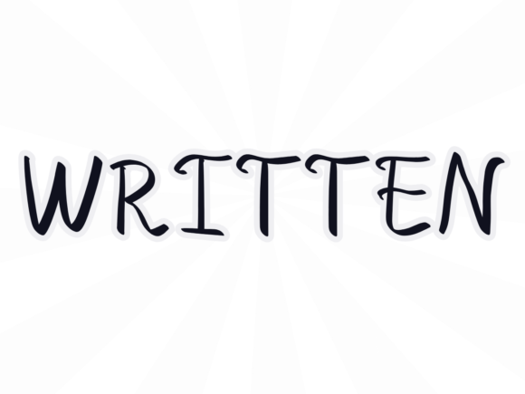 Written: A Handwritten Font That Builds Brand Connection