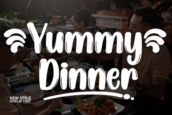 Yummy Dinner: A Sweet, Friendly Handwritten Font for Your Brand
