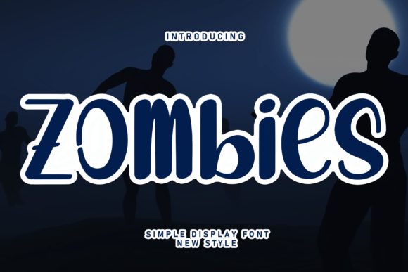 Zombies Font: A Sweet, Friendly Handwritten Display Typeface